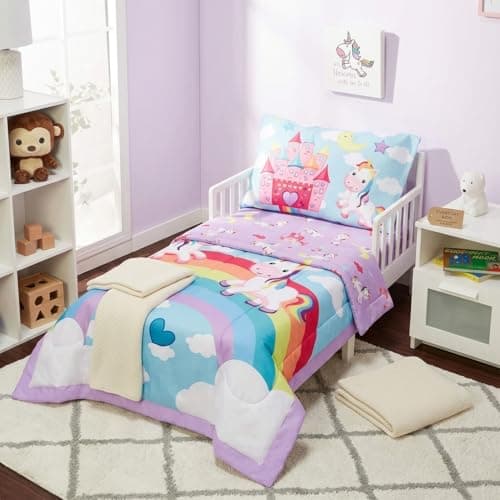 EVERYDAY KIDS 4-Piece Toddler Bedding Set