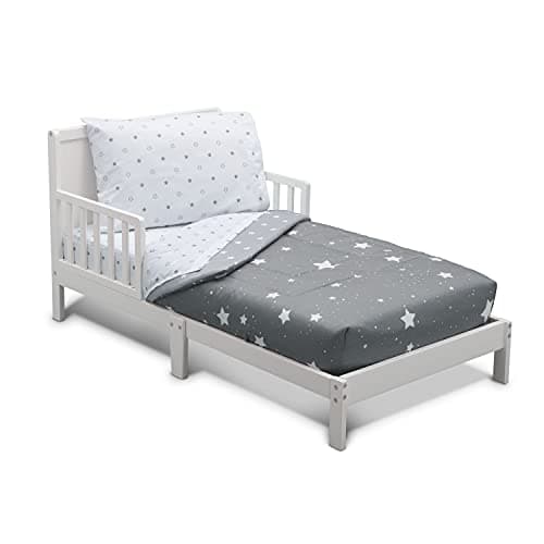 Delta Children 4-Piece Reversible Toddler Bedding Set